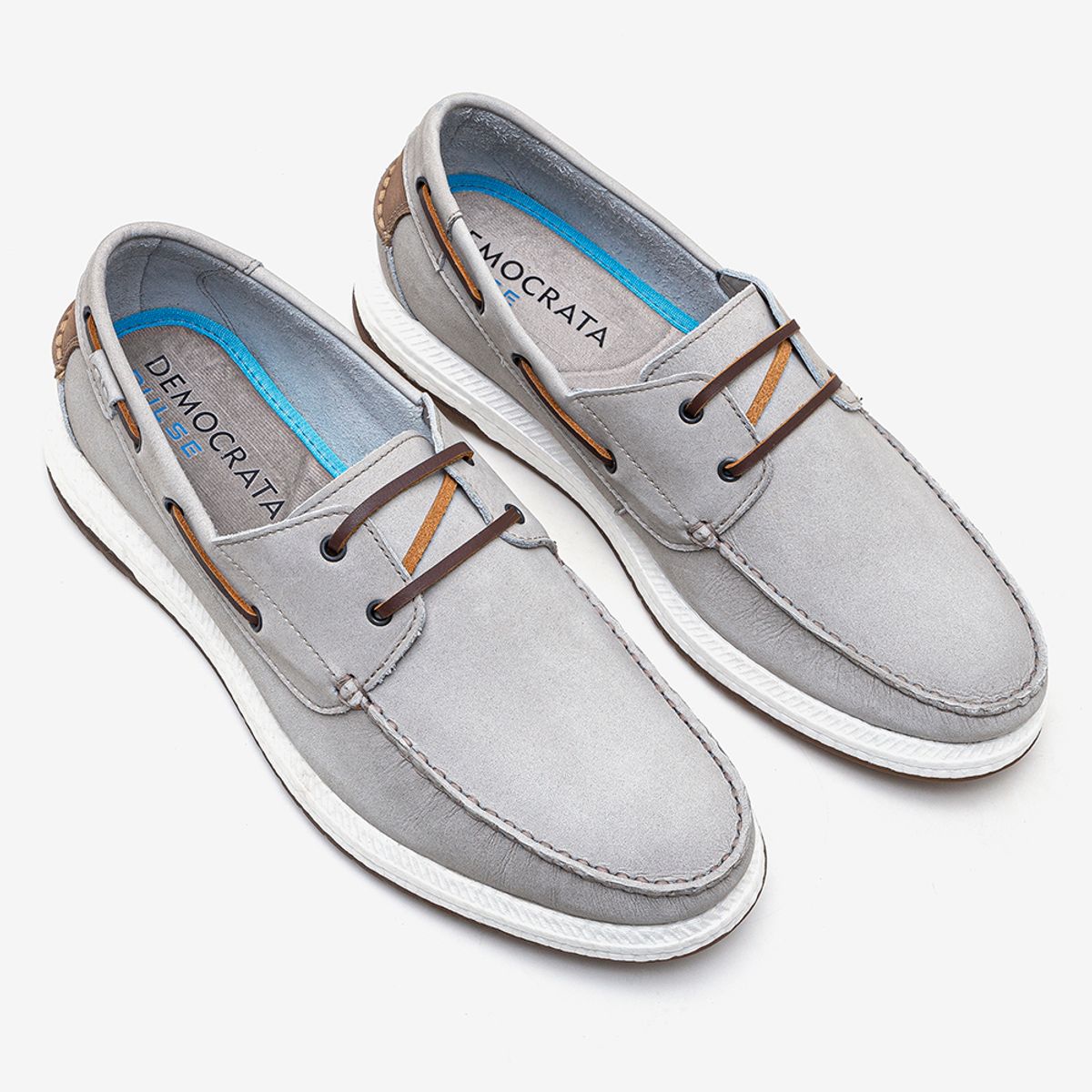 Mocassim Easy Flop Pulse Cinza