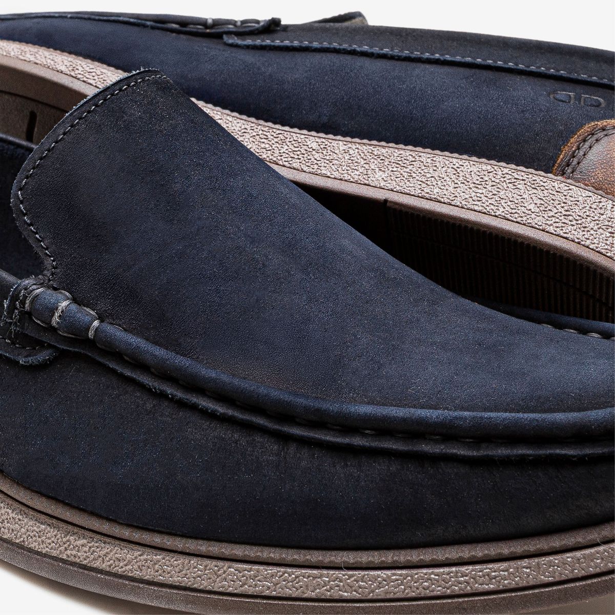 Mocassim Masculino Couro Nash Azul