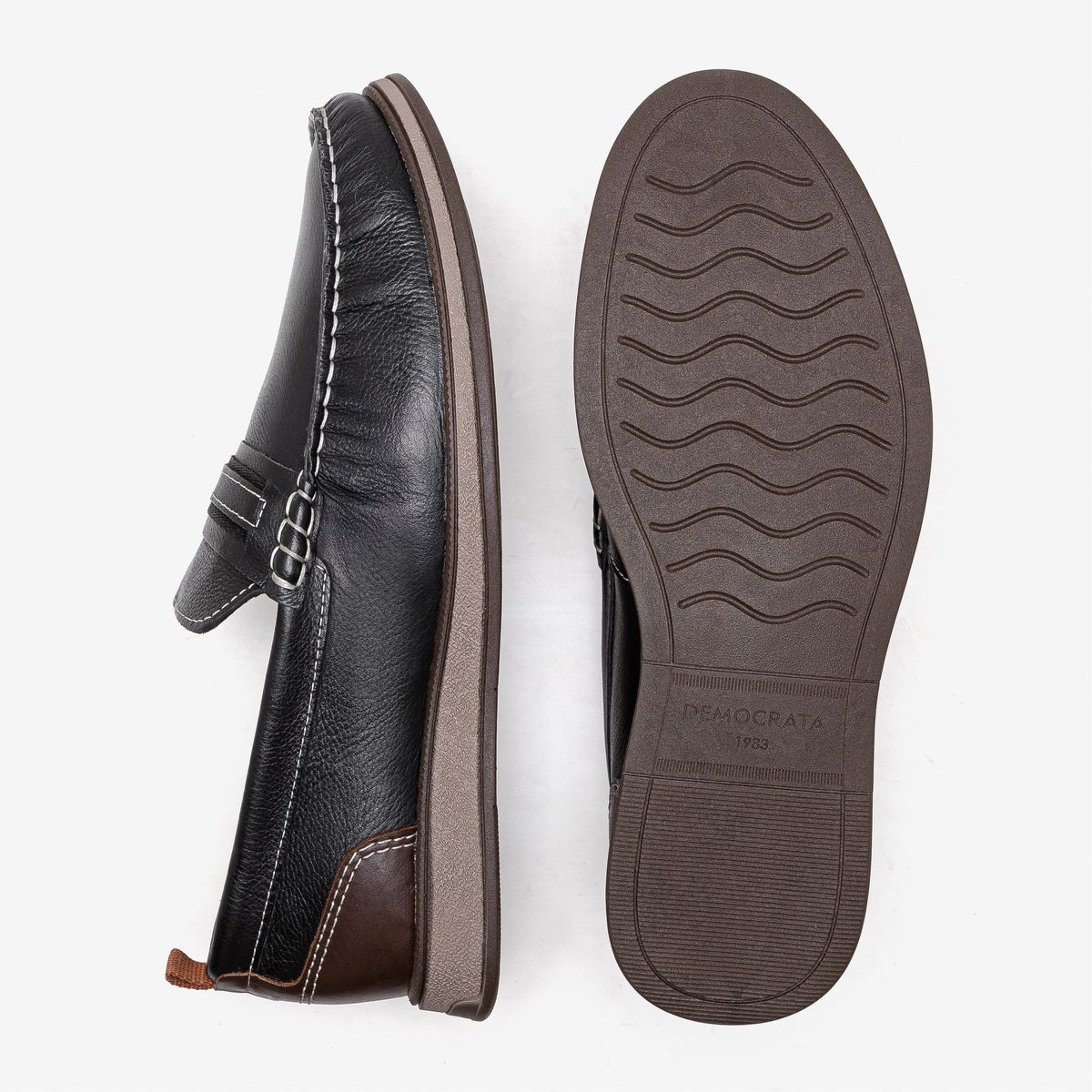 Mocassim Masculino Couro Nash Preto