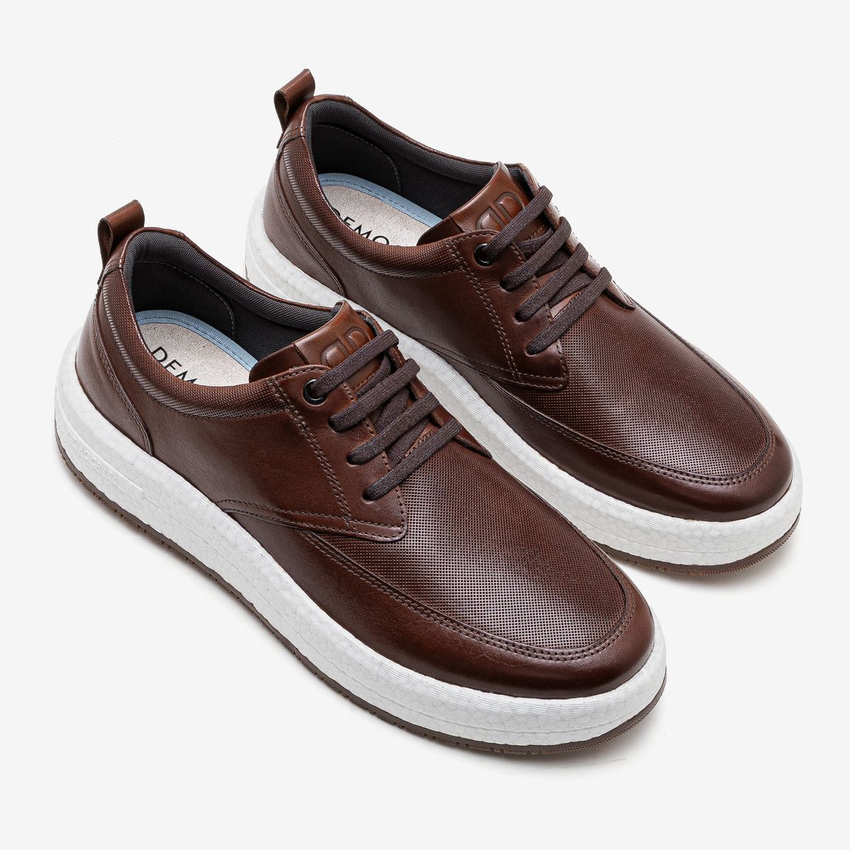 Tênis Masculino Drake Couro Pulse Marrom