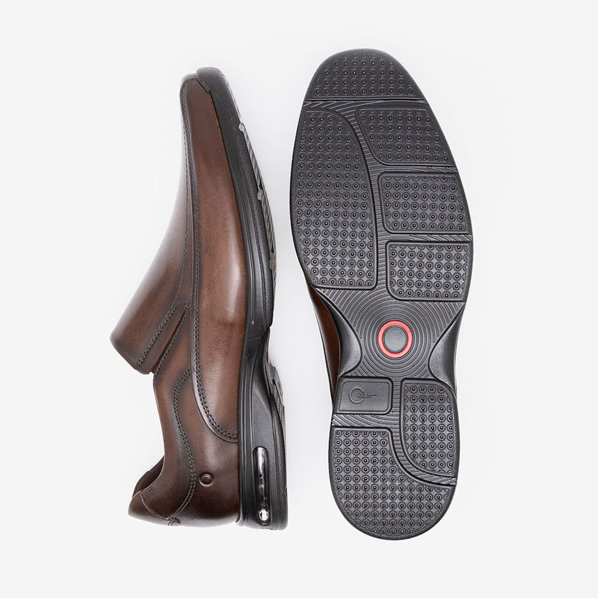 Sapato Smart Comfort Air Spot Marrom