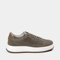 Tenis Casual Democrata Couro Drake Pulse Grafite