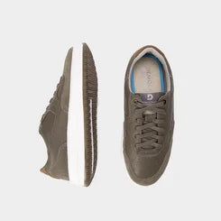 Tenis Casual Democrata Couro Drake Pulse Grafite