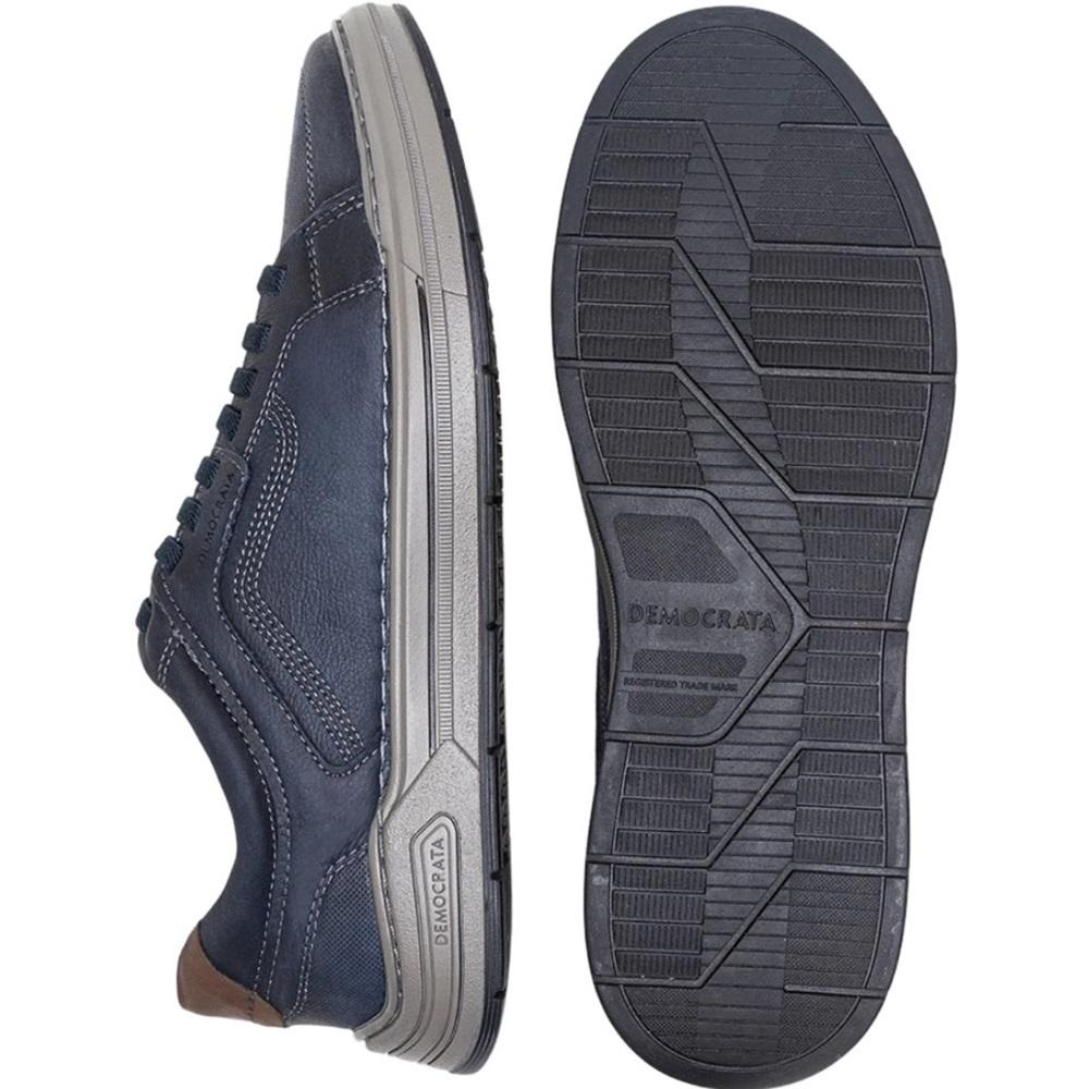 Sapatênis Democrata Denim Volp com Cadarço Elástico Masculino