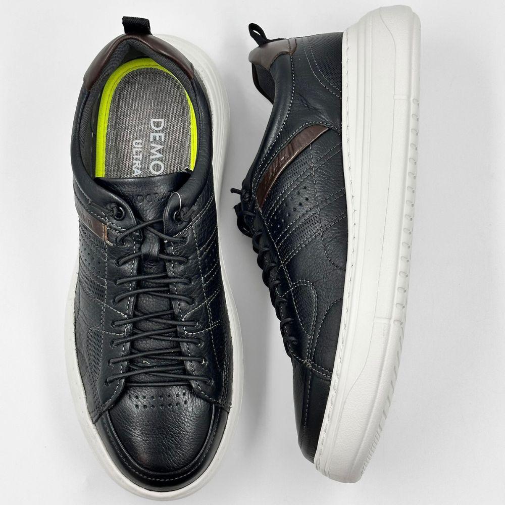 Sapatênis Democrata Joe Ultra Light com Cadarço Elástico Masculino