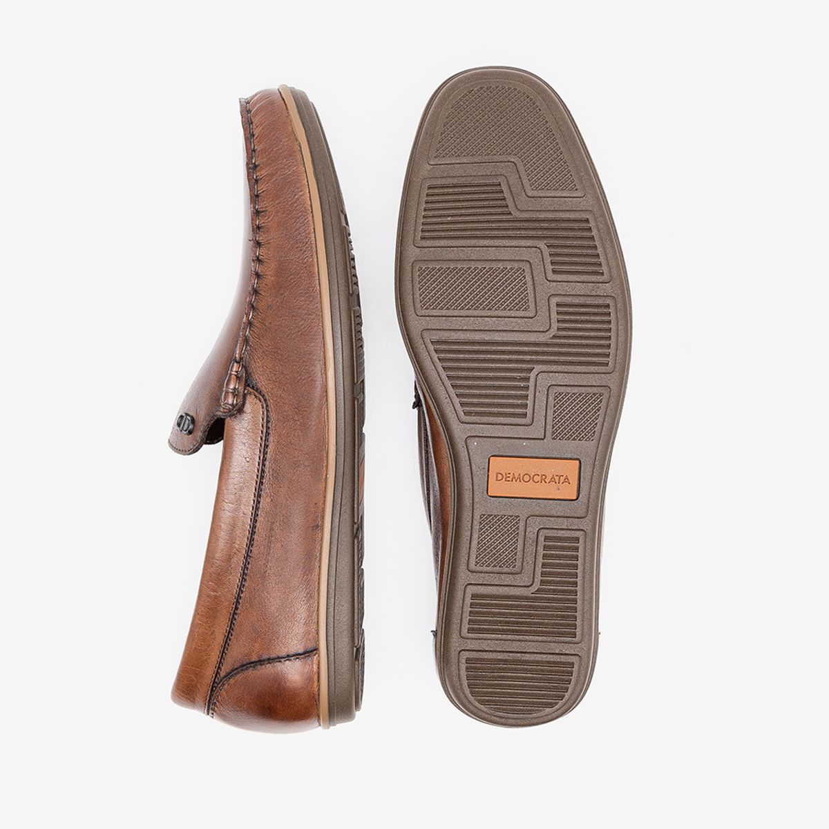 Mocassim Denim Tag Tan