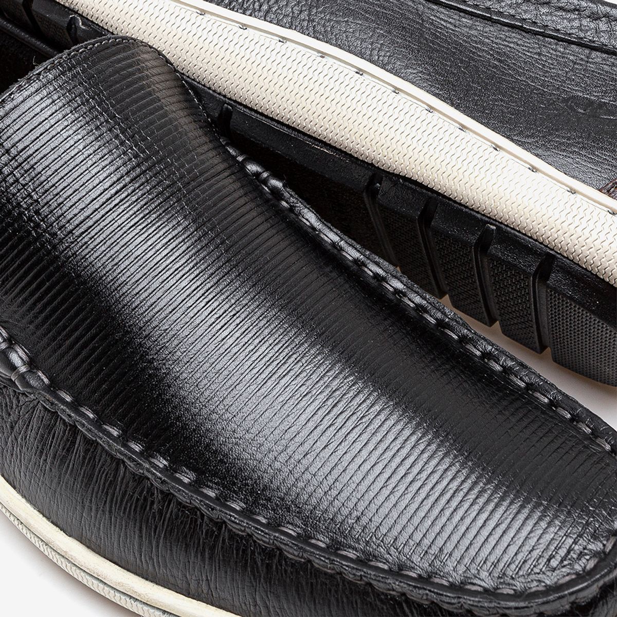 Mocassim Easy Malta Preto