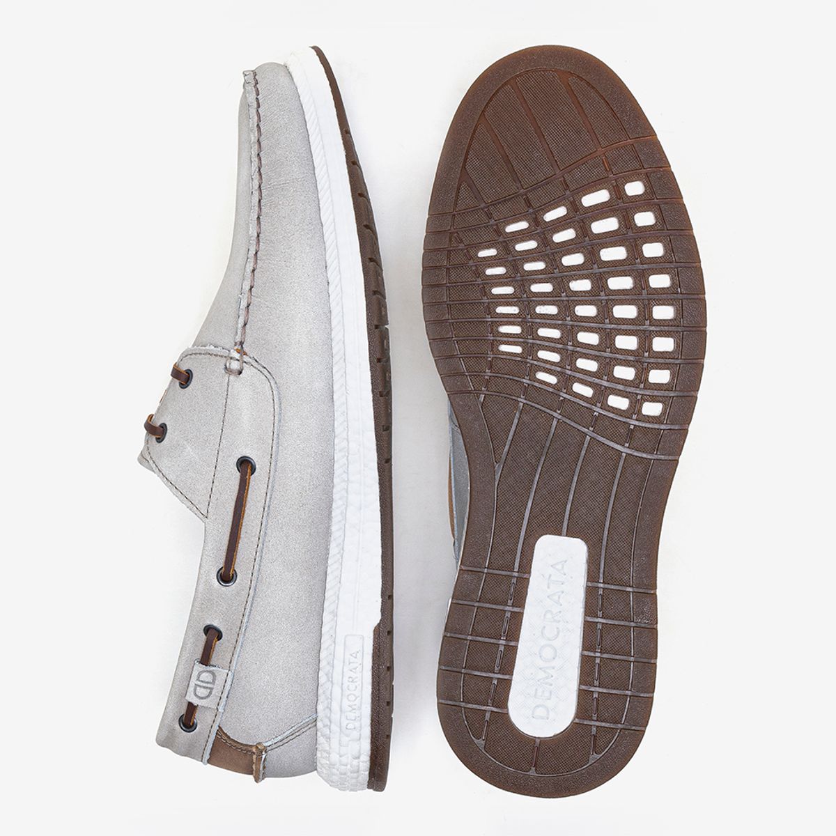 Mocassim Easy Flop Pulse Cinza