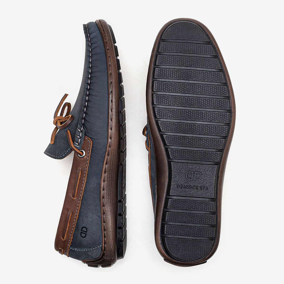 Mocassim Masculino Couro Malibu Azul