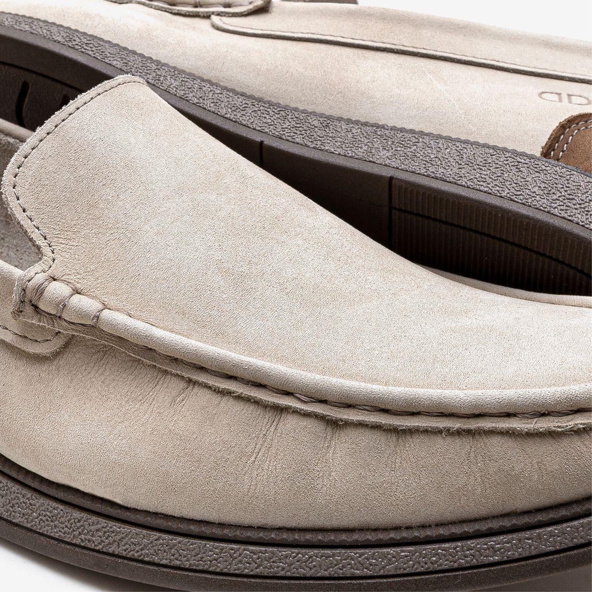 Mocassim Masculino Couro Nash Bege