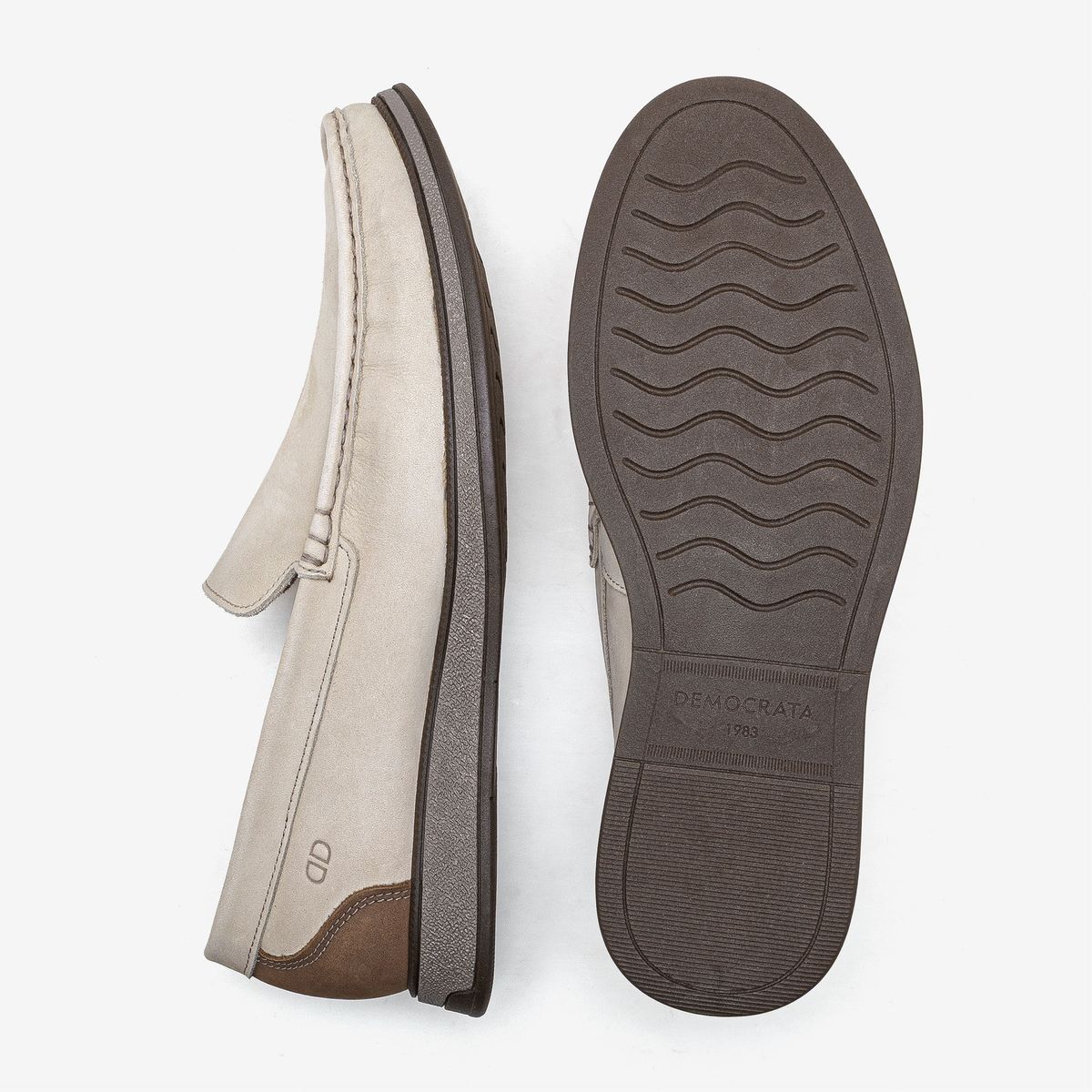 Mocassim Masculino Couro Nash Bege