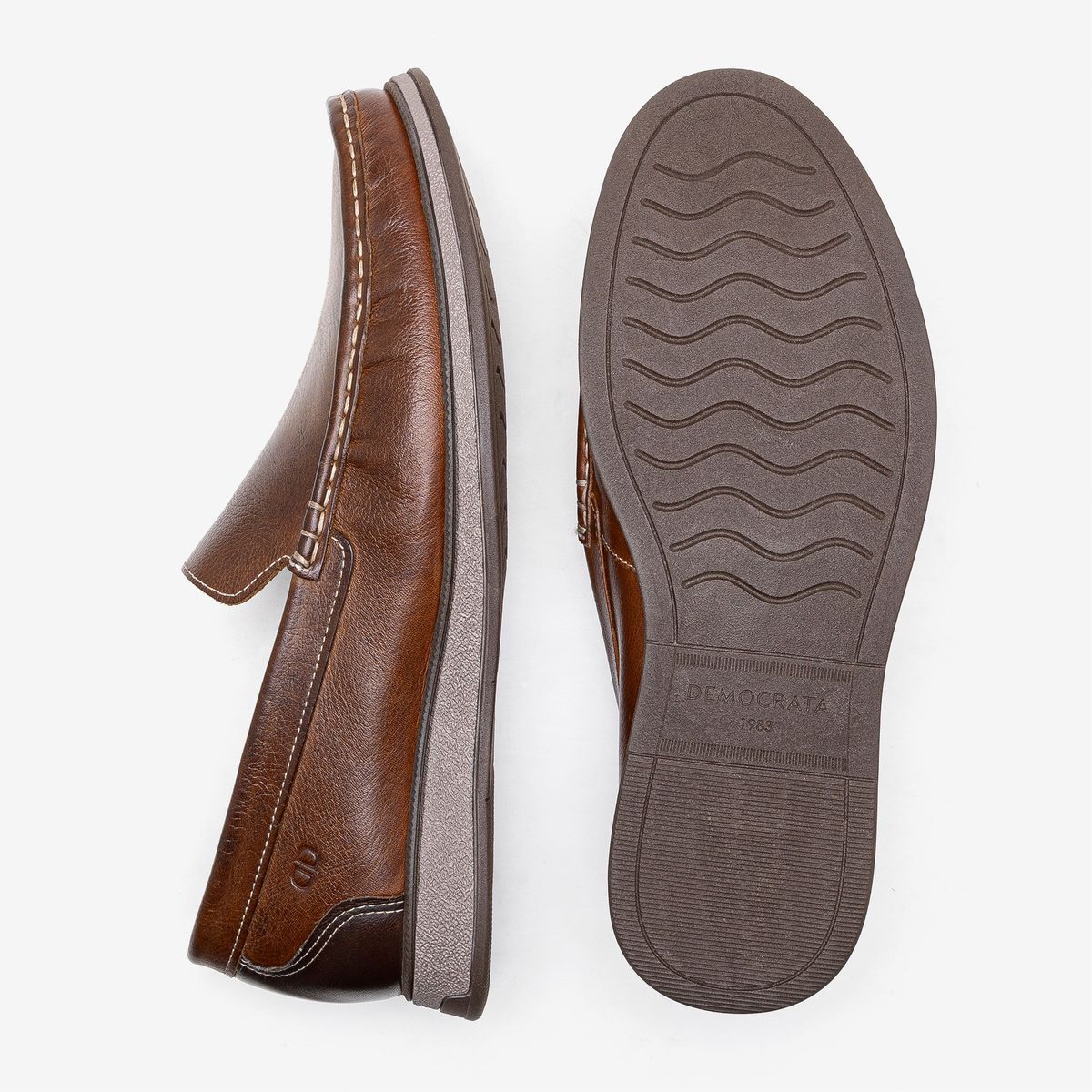 Mocassim Masculino Couro Nash Marrom