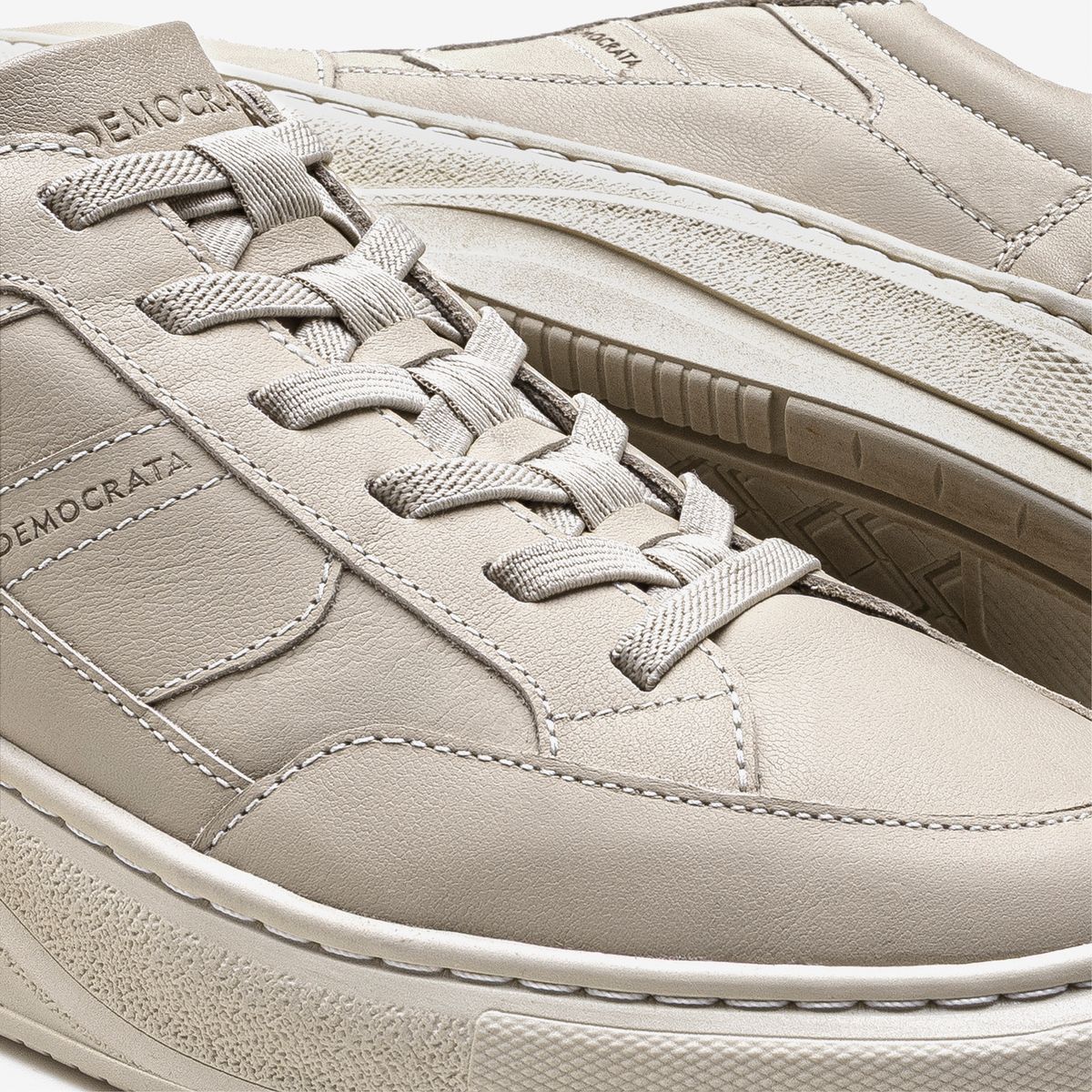 Tênis Masculino Pace Calce Fácil Creme