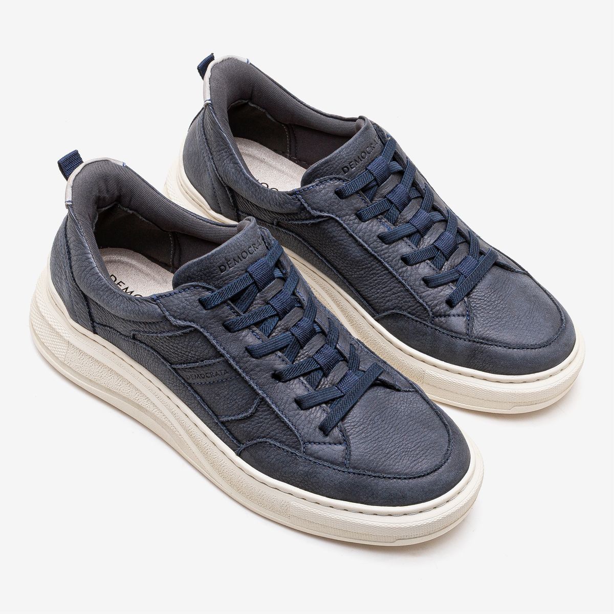 Tênis Masculino Pace Calce Fácil Azul