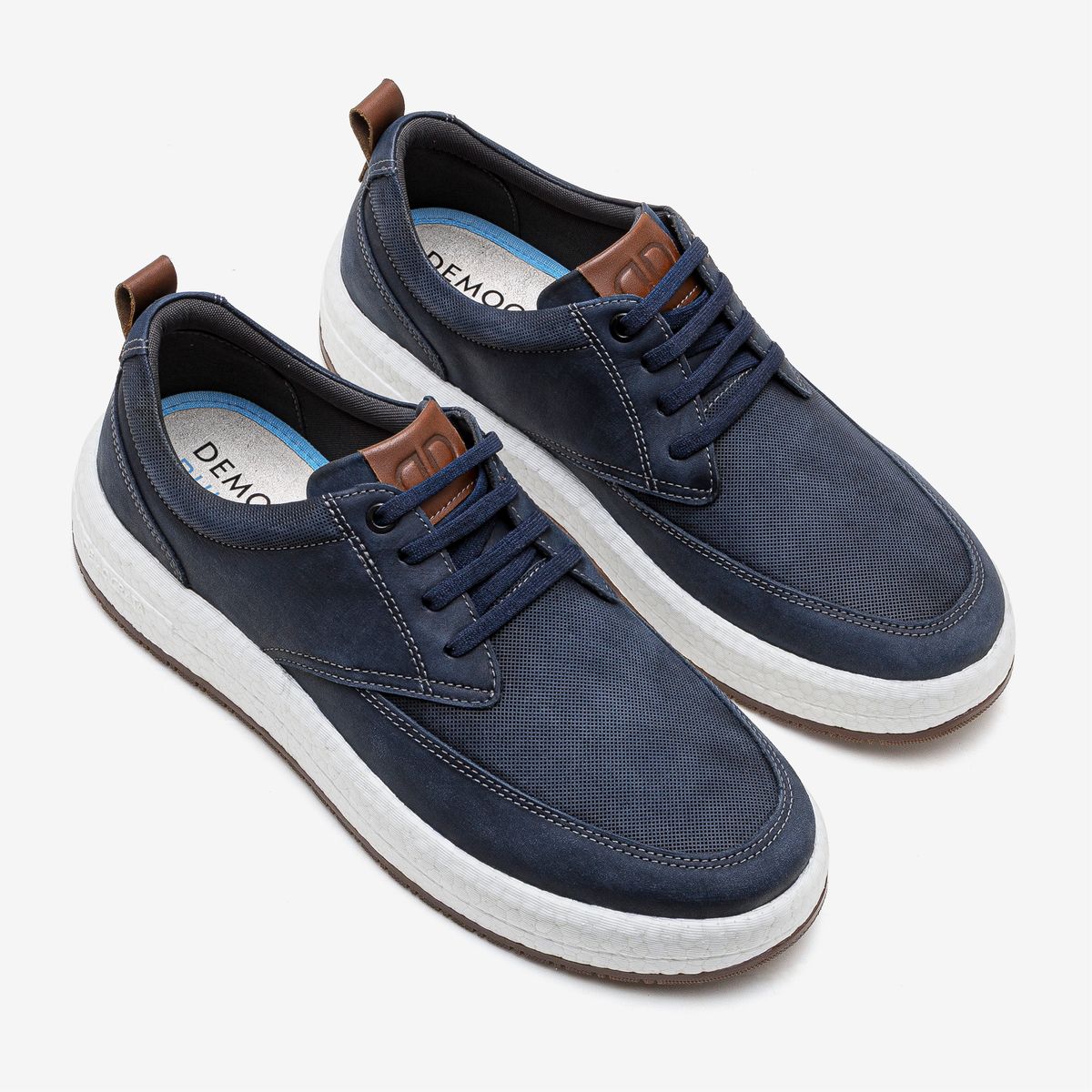 Tênis Masculino Drake Couro Pulse Azul