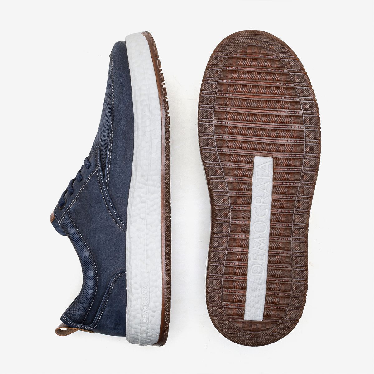 Tênis Masculino Drake Couro Pulse Azul