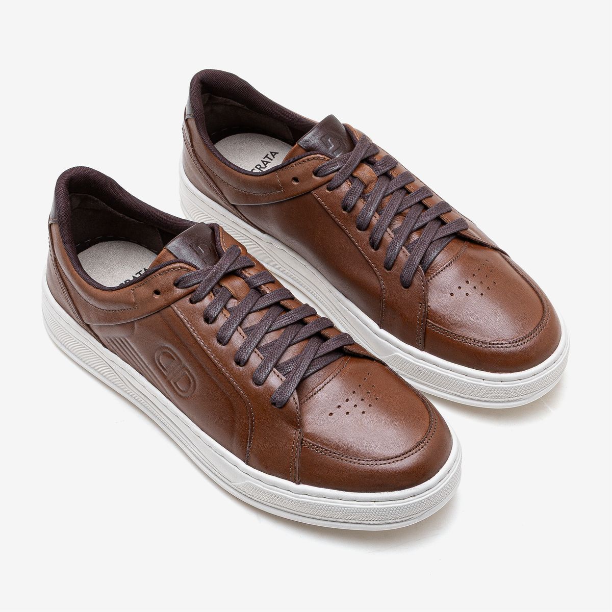 Tênis Masculino Bold Couro Marrom