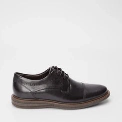 Sapato Casual Democrata Couro Preto