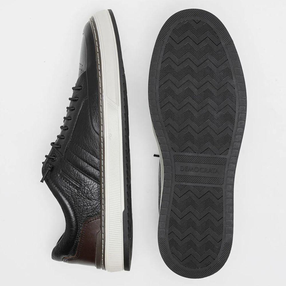 Sapatênis Democrata City em Couro Masculino