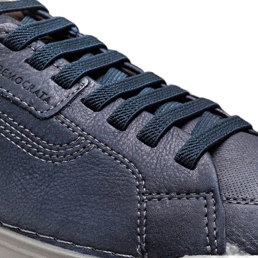 Sapatênis Democrata Denim Volp com Cadarço Elástico Masculino